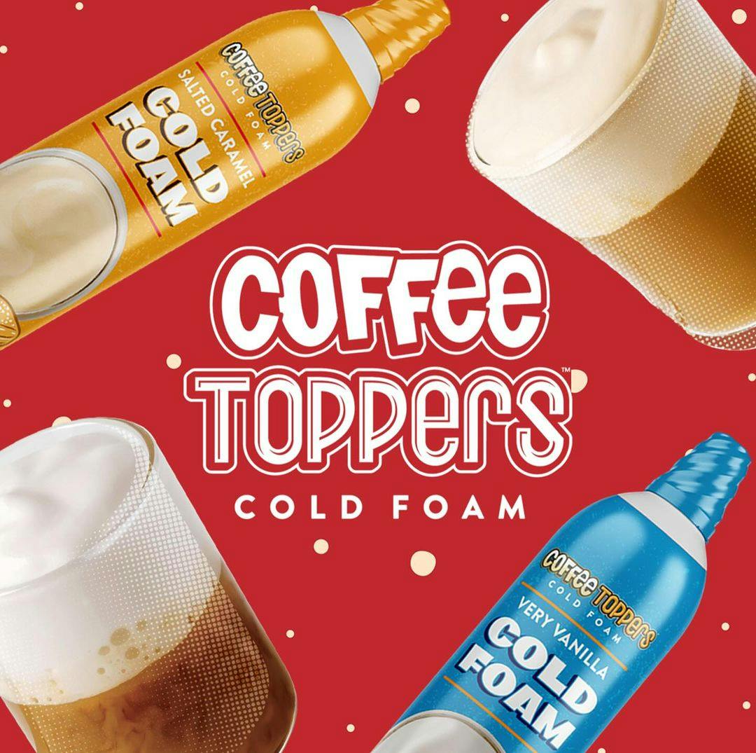 Coffee Toppers  Foam coffee cream toppers for lattes, mochas